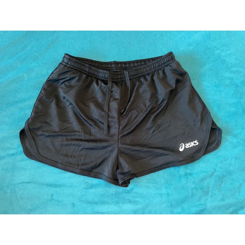 Asics Running Shorts Athletic Gym Workout Black Shorts‎ Women's Size M